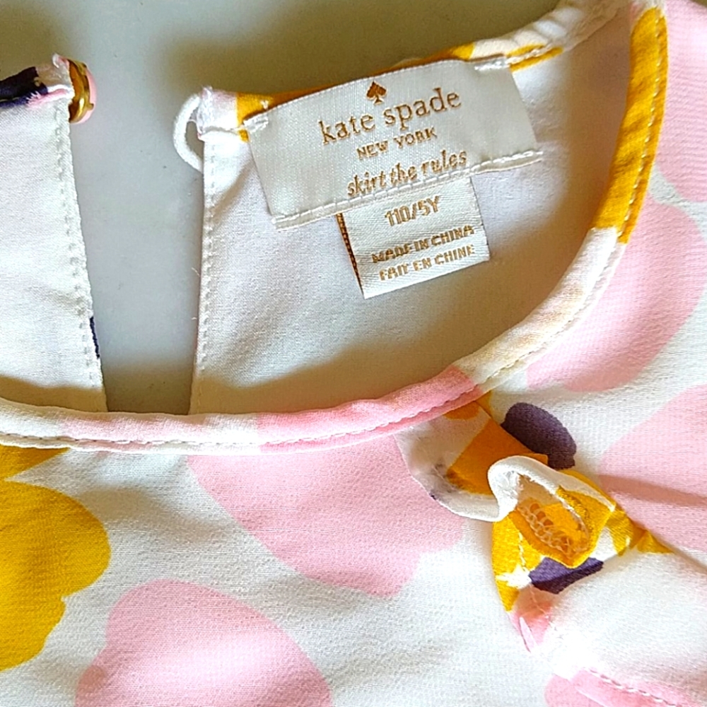 Kate Spade ruffle back dress